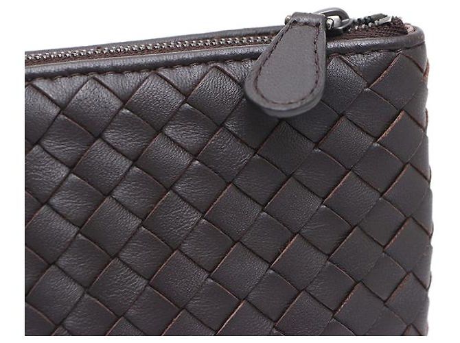 Bottega Veneta Pochette e Clutch Bag Intrecciato Marrone - vista 12