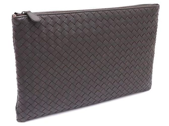 Bottega Veneta Pochette e Clutch Bag Intrecciato Marrone - vista 2