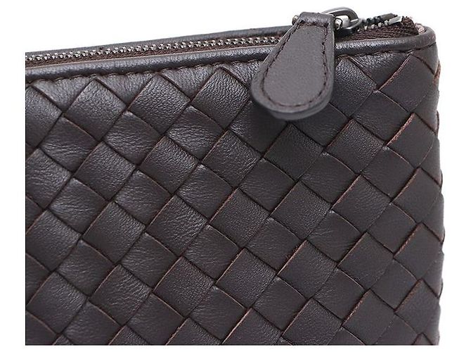 Bottega Veneta Pochette e Clutch Bag Intrecciato Marrone - vista 4