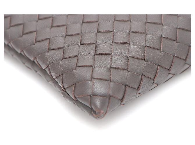 Bottega Veneta Pochette e Clutch Bag Intrecciato Marrone - vista 5