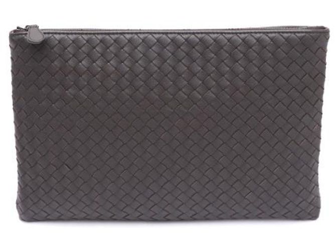 Bottega Veneta Pochette e Clutch Bag Intrecciato Marrone - vista 9