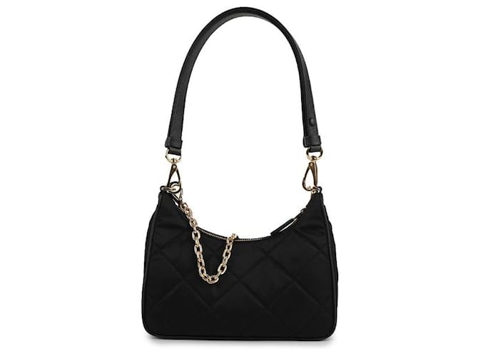 Prada Mini bolsa acolchoada Preto - vista 5
