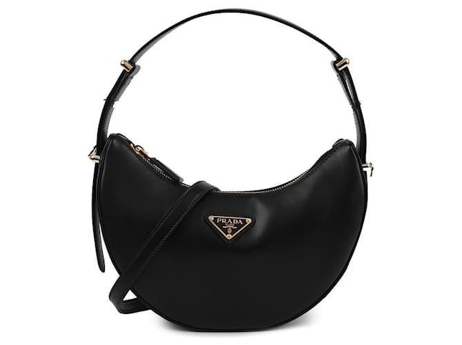 Prada Mini borsa a tracolla in pelle Nero - vista 3