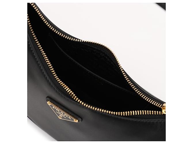 Prada Mini borsa a tracolla in pelle Nero - vista 8