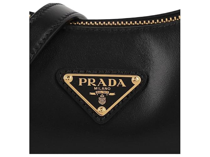 Prada Mini borsa a tracolla in pelle Nero - vista 9