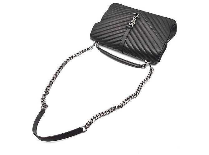 Saint Laurent Monogram College Large Schwarz - Ansicht 4