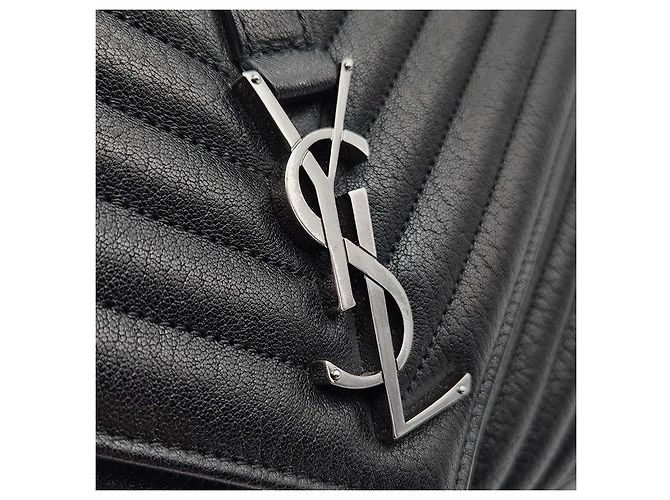 Saint Laurent Monogram College Large Schwarz - Ansicht 8