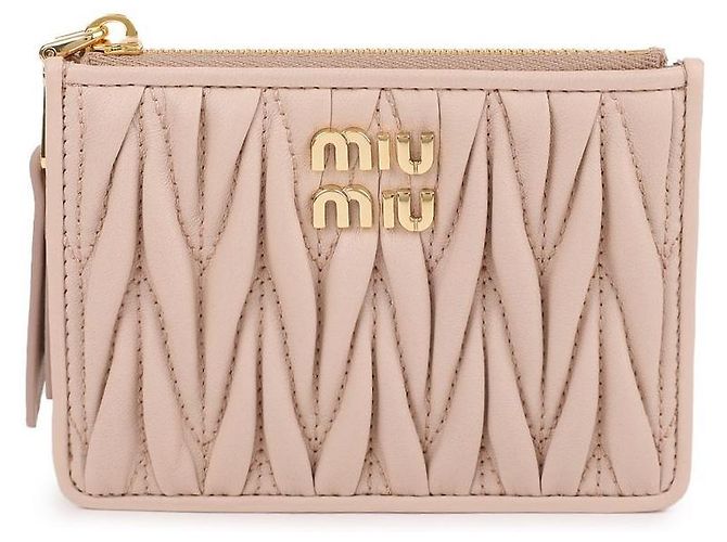 Miu Miu Tarjetero de piel Nappa - vista 3