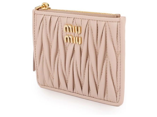 Miu Miu Tarjetero de piel Nappa - vista 4