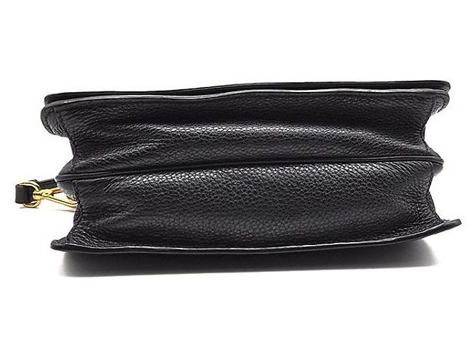 Prada Borsa a Spalla e Crossbody Vittelo Daino Nero - vista 6
