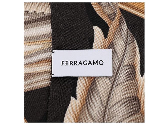Salvatore Ferragamo Bufanda con estampado de loros - vista 8