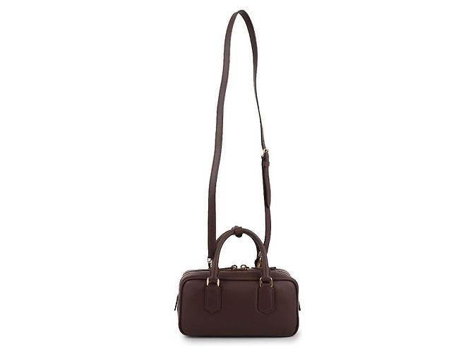 Miu Miu Leder-Tote-Bag Braun - Ansicht 5