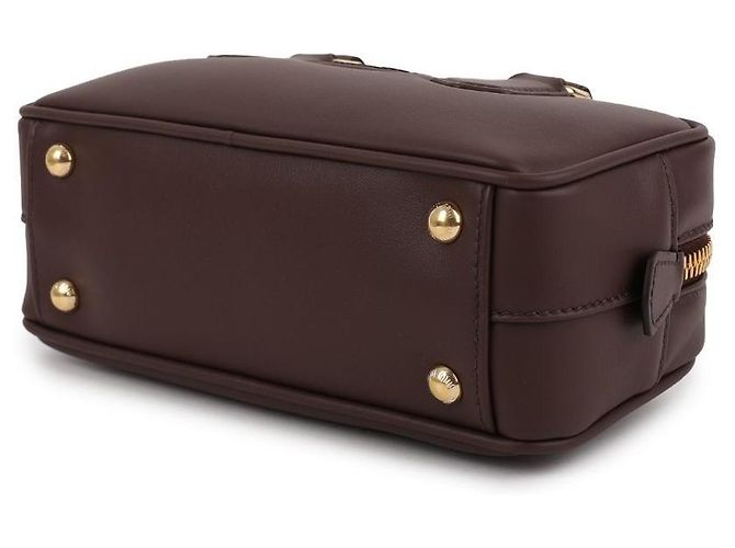 Miu Miu Leder-Tote-Bag Braun - Ansicht 6