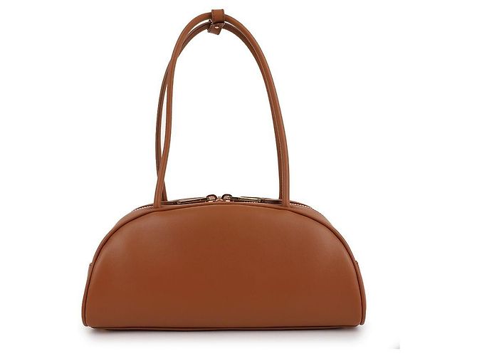 Miu Miu Borsa Tote in pelle media da donna Marrone - vista 5