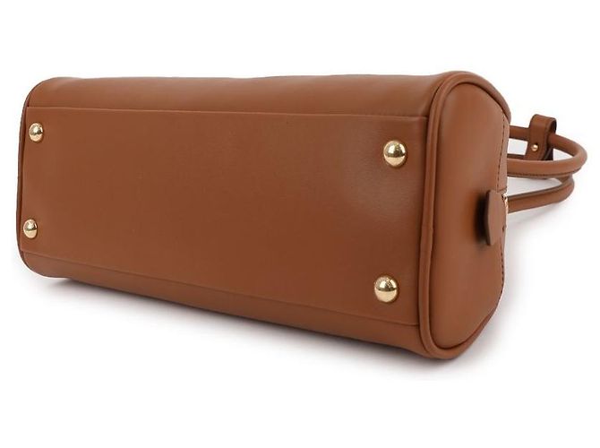 Miu Miu Borsa Tote in pelle media da donna Marrone - vista 6