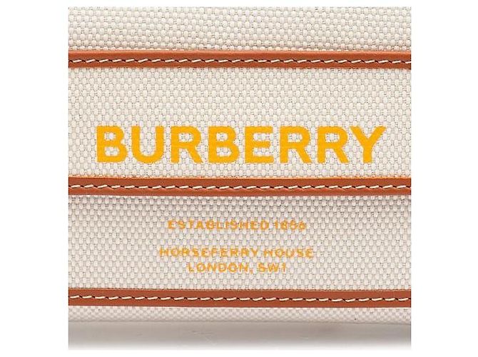 Burberry Mini bolso de bolsillo bicolor Castaño - vista 9