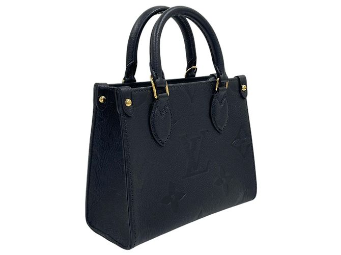 Louis Vuitton Borsa Tote Monogram Empreinte OnTheGo BB Nero - vista 2
