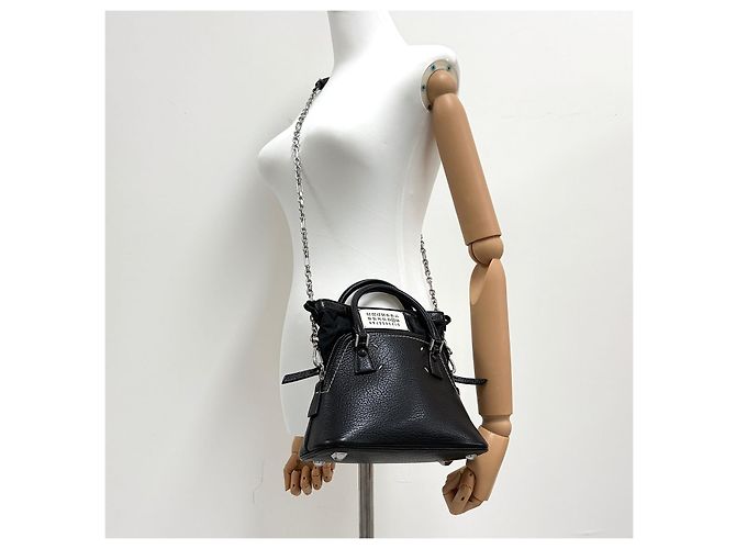 Maison Martin Margiela Micro Tote e Borsa a Spalla Nera Nero - vista 15