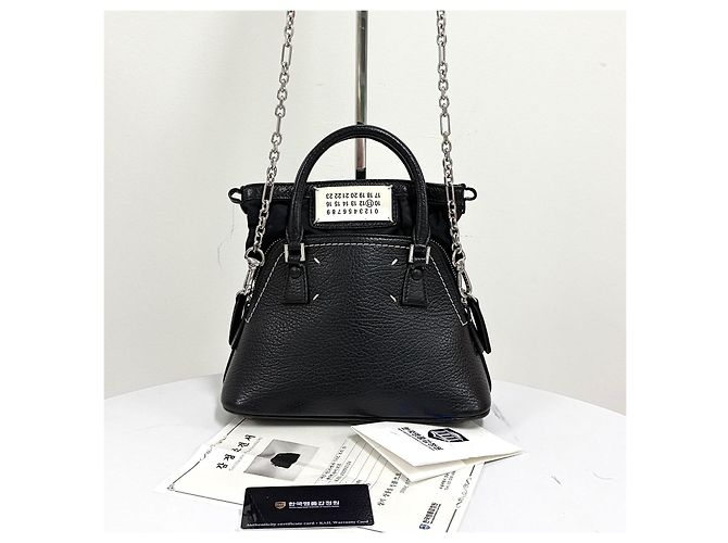 Maison Martin Margiela Micro Tote e Borsa a Spalla Nera Nero - vista 18
