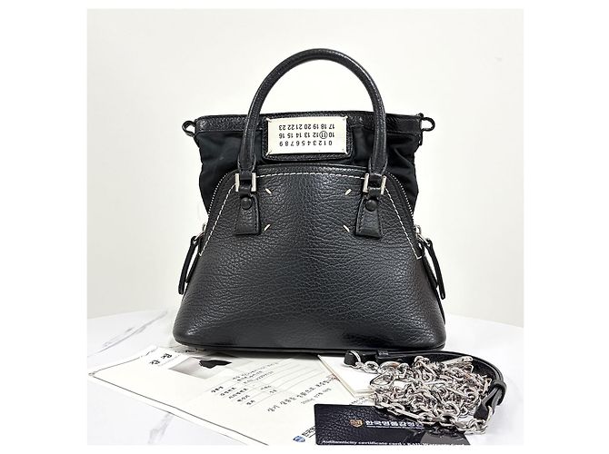 Maison Martin Margiela Micro Tote e Borsa a Spalla Nera Nero - vista 20