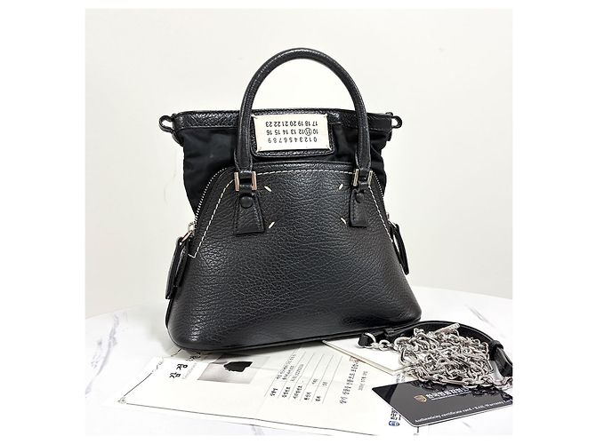 Maison Martin Margiela Micro Tote e Borsa a Spalla Nera Nero - vista 21