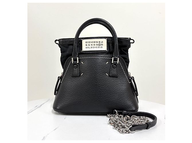 Maison Martin Margiela Micro Tote e Borsa a Spalla Nera Nero - vista 22