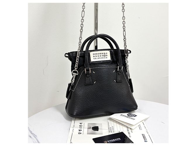 Maison Martin Margiela Micro Tote e Borsa a Spalla Nera Nero - vista 5