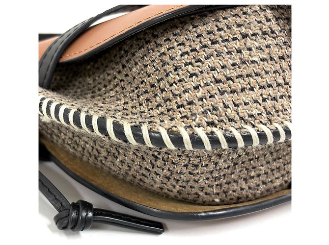 Loewe Borsa a tracolla piccola Tweed Gate Marrone - vista 10