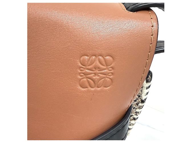 Loewe Borsa a tracolla piccola Tweed Gate Marrone - vista 23