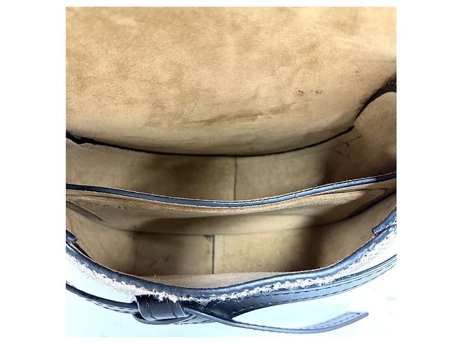 Loewe Borsa a tracolla piccola Tweed Gate Marrone - vista 27