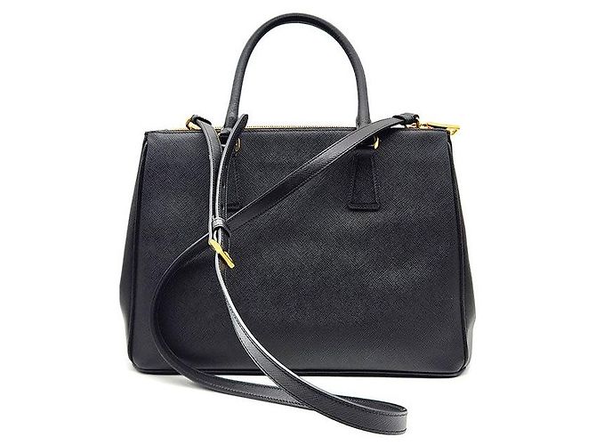 Prada Saffiano Lux Galleria Large Nero - vista 3