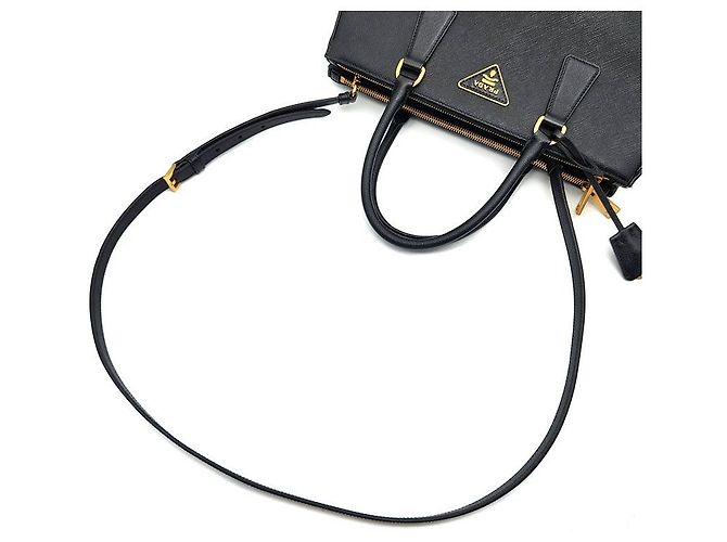Prada Saffiano Lux Galleria Large Nero - vista 5
