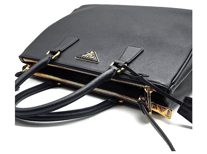 Prada Saffiano Lux Galleria Large Nero - vista 6