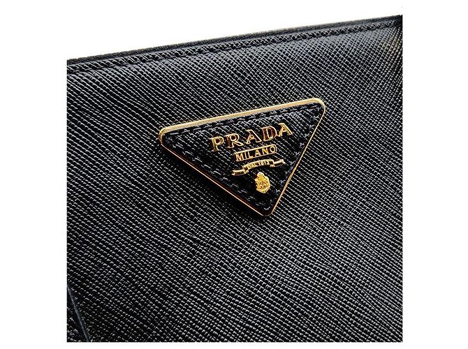 Prada Saffiano Lux Galleria Large Nero - vista 8