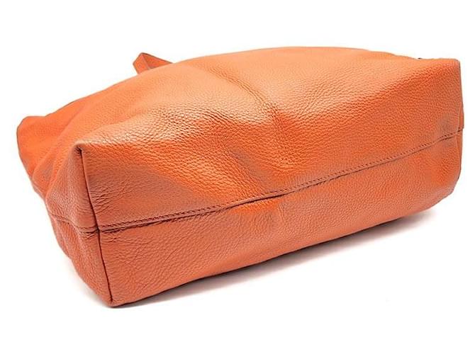 Prada Tote e borsa a tracolla in Vitello Daino Arancione - vista 7