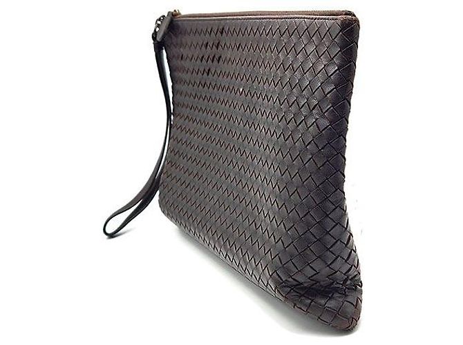 Bottega Veneta Clutch in rete Marrone - vista 2