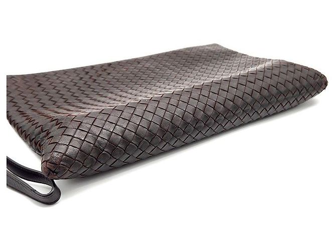 Bottega Veneta Clutch in rete Marrone - vista 6
