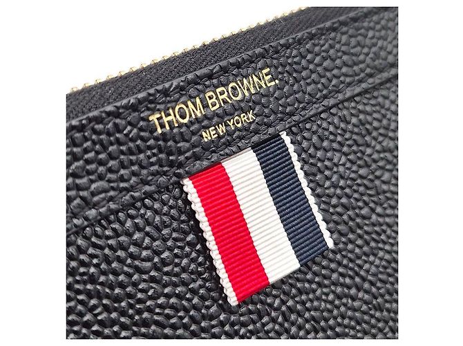 Thom Browne Pebble Grain Clutch Large Schwarz - Ansicht 6