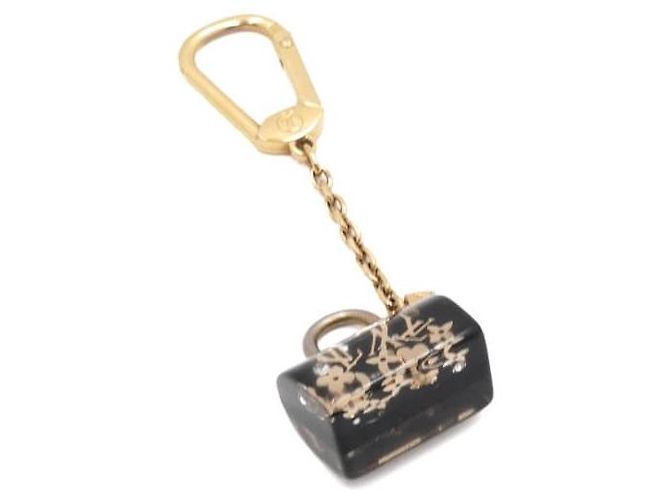 Louis Vuitton Portocles Speedy Inclusion Gold Key Ring Charm Multicolore - vista 5