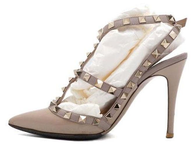Valentino Pink Patent Rockstud High Heel Pumps - Ansicht 4