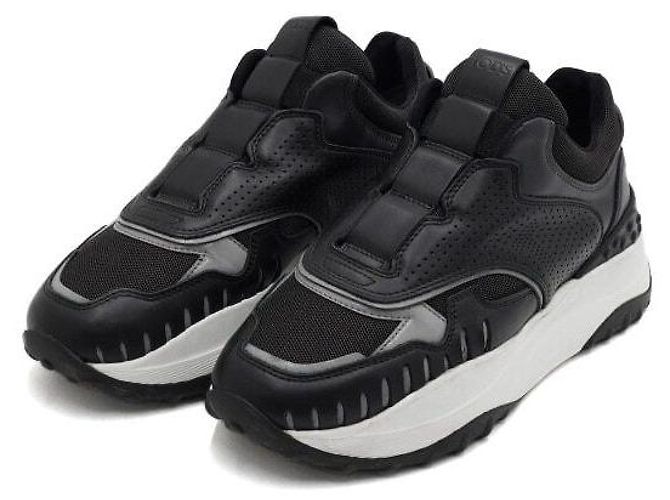 Tod's Sneaker in pelle nera da donna - vista 3