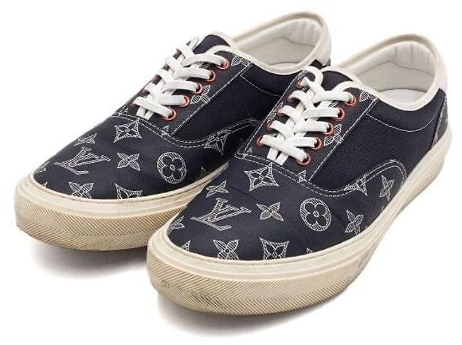Louis Vuitton Sneakers Trocadero Monogram da uomo Multicolore - vista 3
