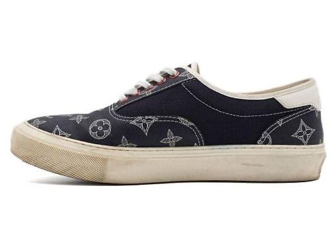 Louis Vuitton Sneakers Trocadero Monogram da uomo Multicolore - vista 4