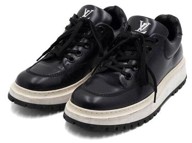 Louis Vuitton Scarpe Derby Abesse da uomo Monogram Black Eclipse Nero - vista 3