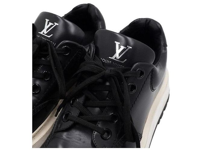 Louis Vuitton Scarpe Derby Abesse da uomo Monogram Black Eclipse Nero - vista 6