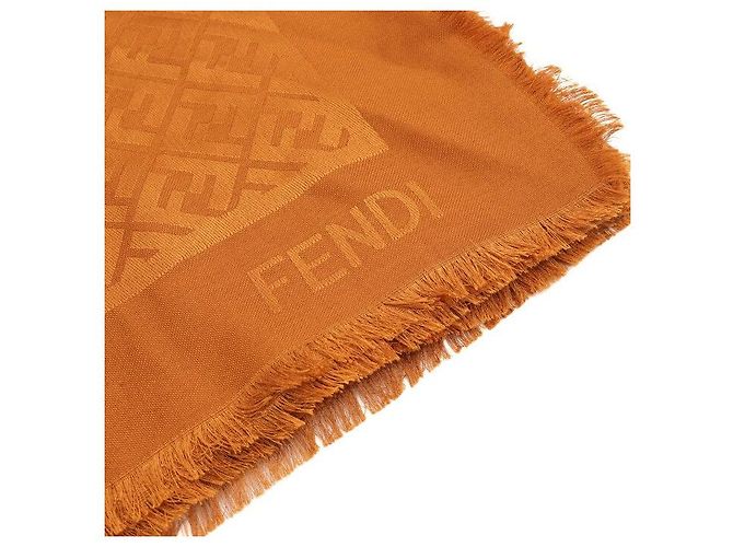 Fendi Cachecol e lenço de mistura de lã e seda para mulher - vista 3