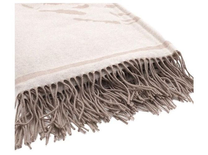 Cartier Stola, sciarpa e foulard in cashmere Bianco - vista 3