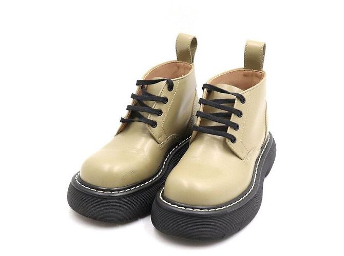 Bottega Veneta Botas Leather Bounce para mulher - vista 3
