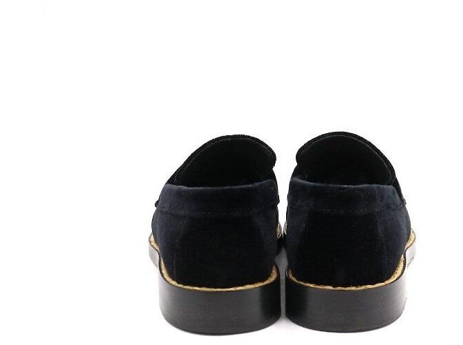 Chanel Mocassini CC in velluto nero da donna - vista 6