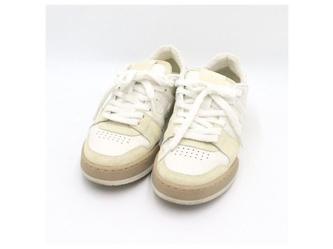 Fendi Sneaker basse in scamosciato bianco da donna - vista 3